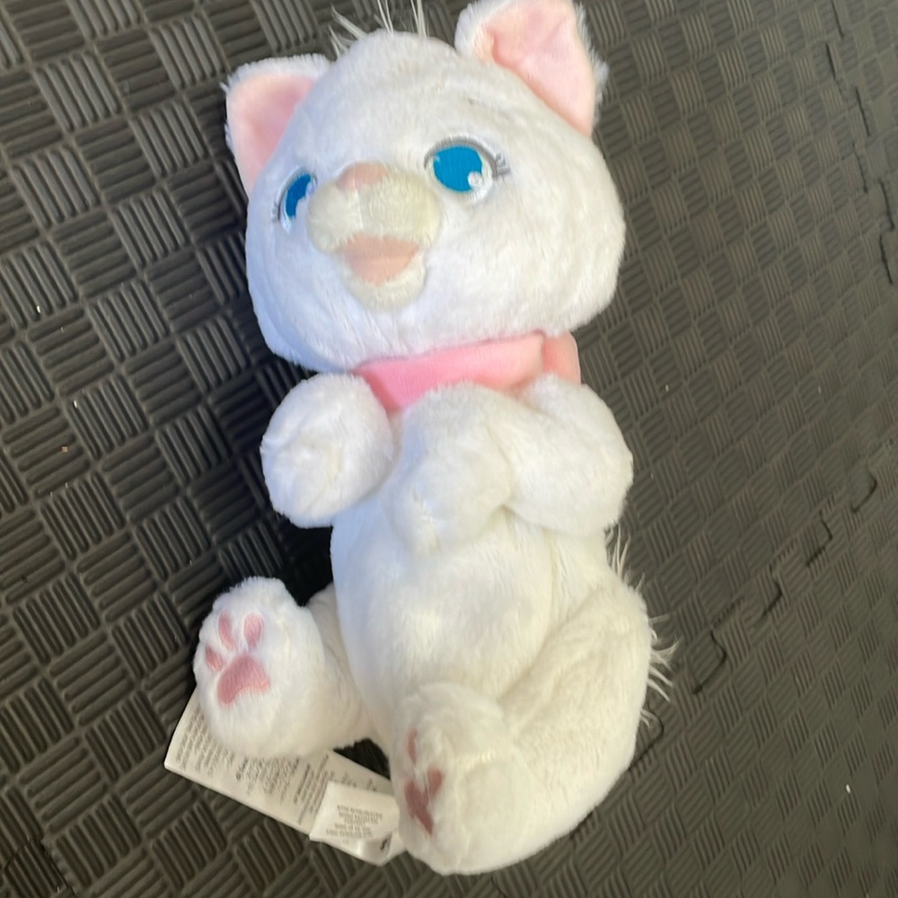 Marie from the Disney aristocats animated movie stuffed animal